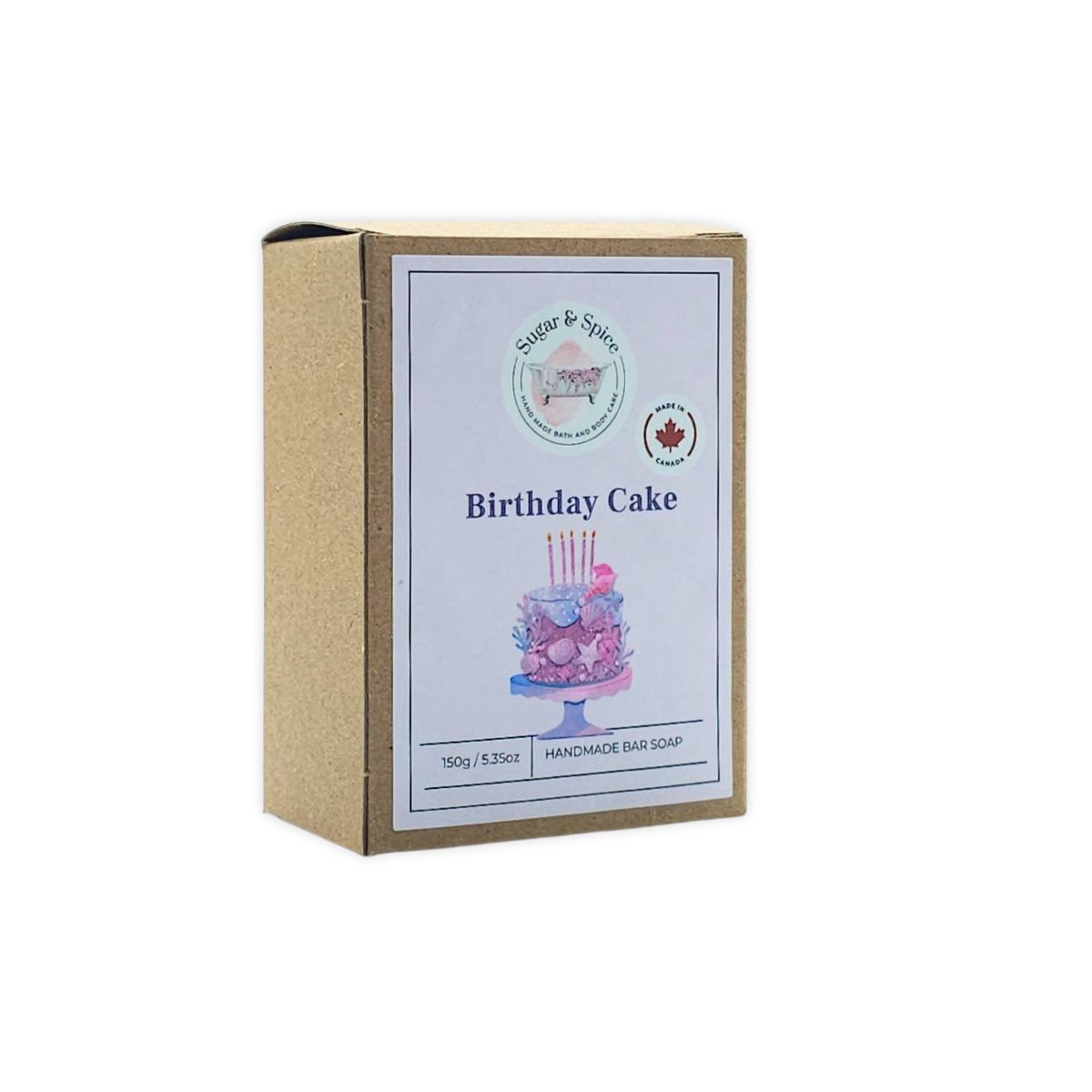 Birthday Cake fragranced Bar Soap
