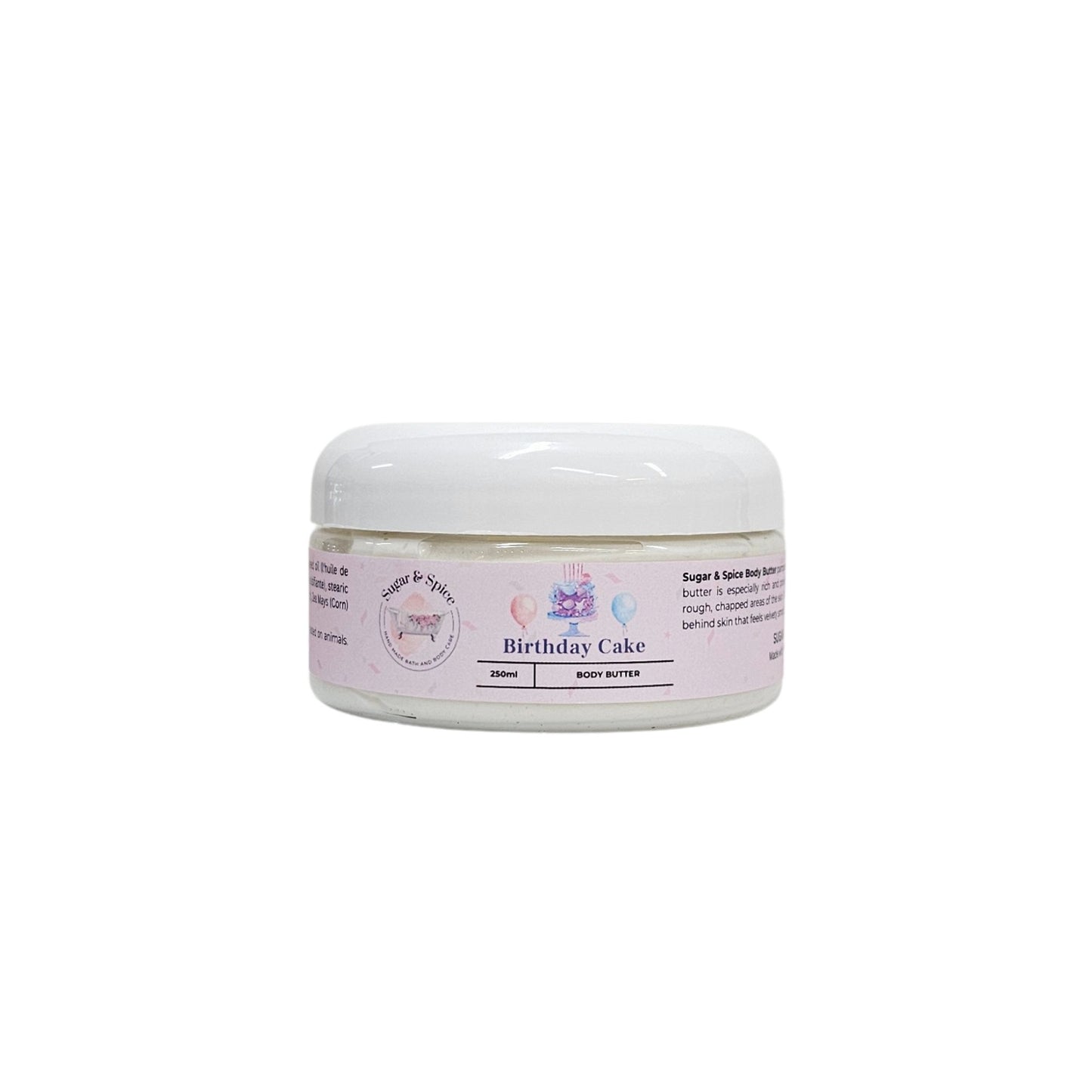 Birthday Cake fragranced body butter