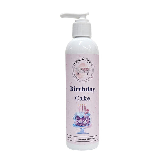 Birthday Cake fragranced body lotion