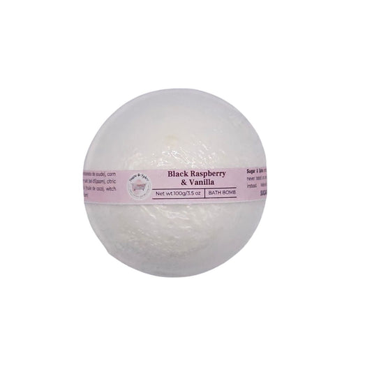 Black Raspberry & Vanilla Bath Bombs