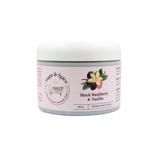 Black Raspberry & Vanilla Creamy Body Scrub