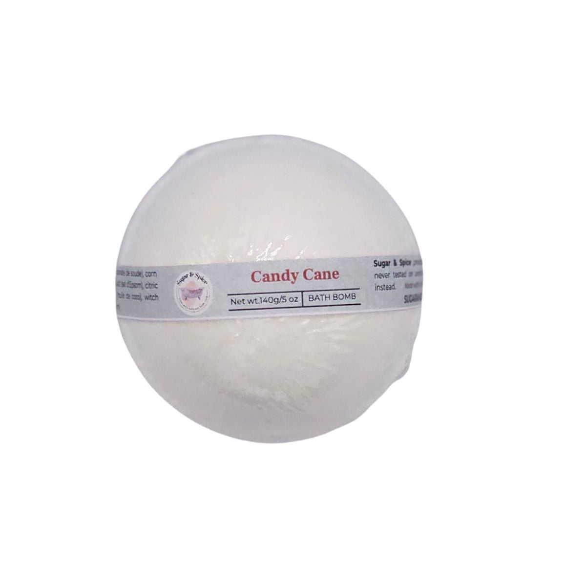 Candy Cane Bath Bombs