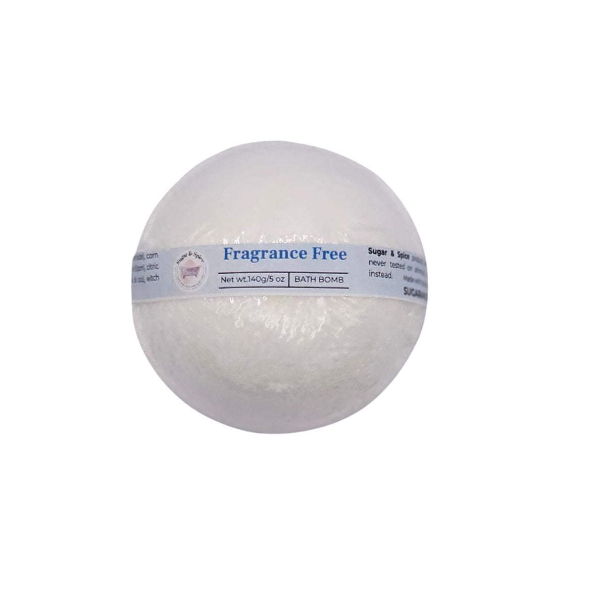 Fragrance Free Bath Bombs