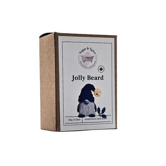 Sugar & Spice Jolly Beard holiday bar soap