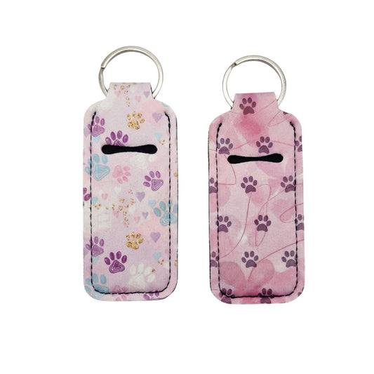 Lip balm key chain