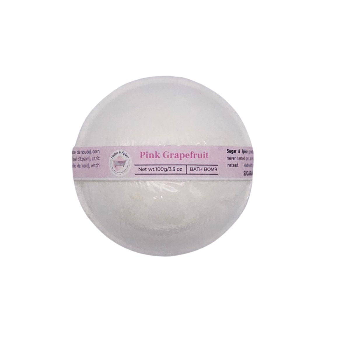 Pink Grapefruit Bath Bomb
