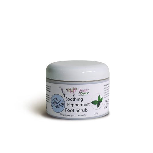 Peppermint Natural Foot Scrub Sugar and Spice Maple Ridge BC