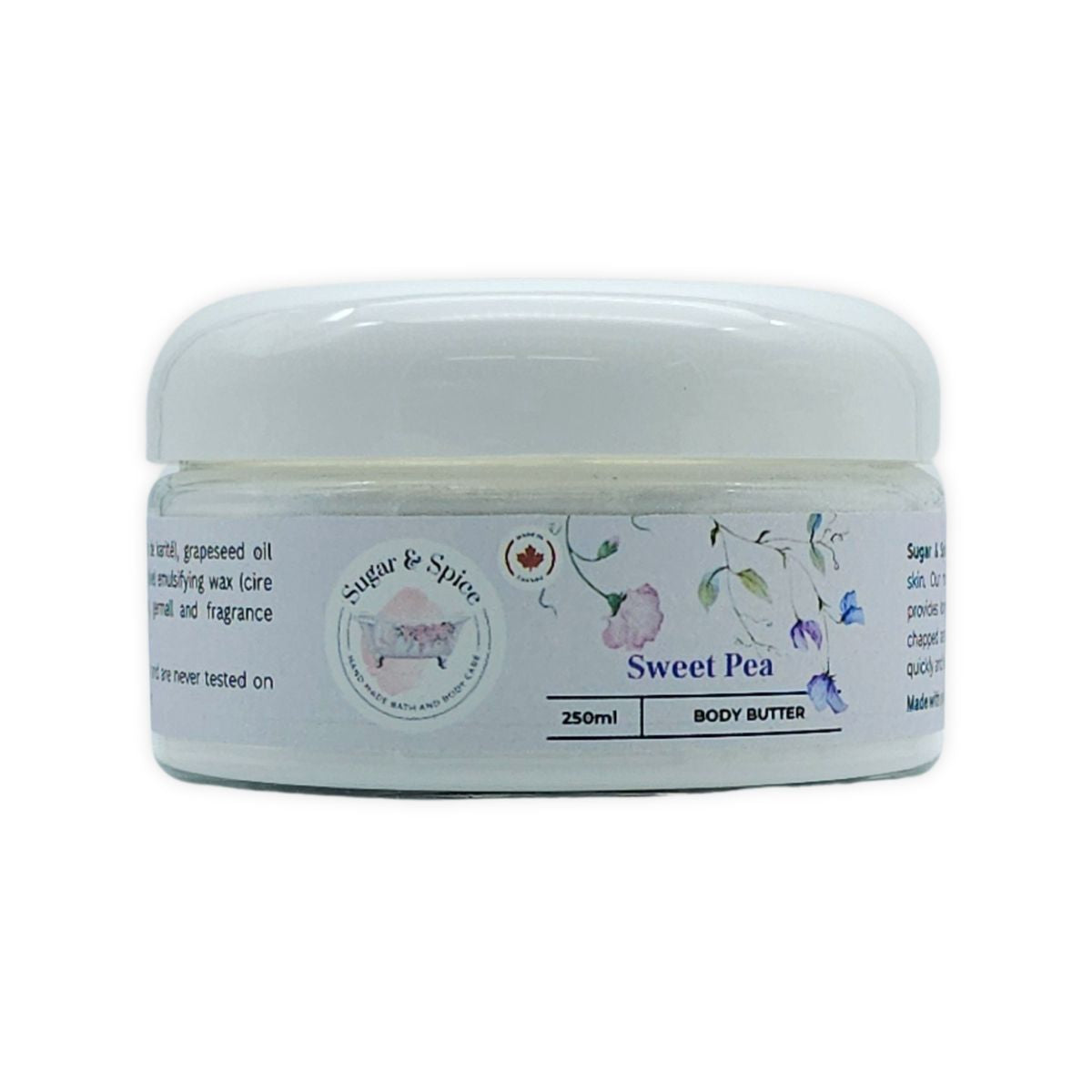 Sweet Pea Body Butter – Sugar and Spice Bath and Body