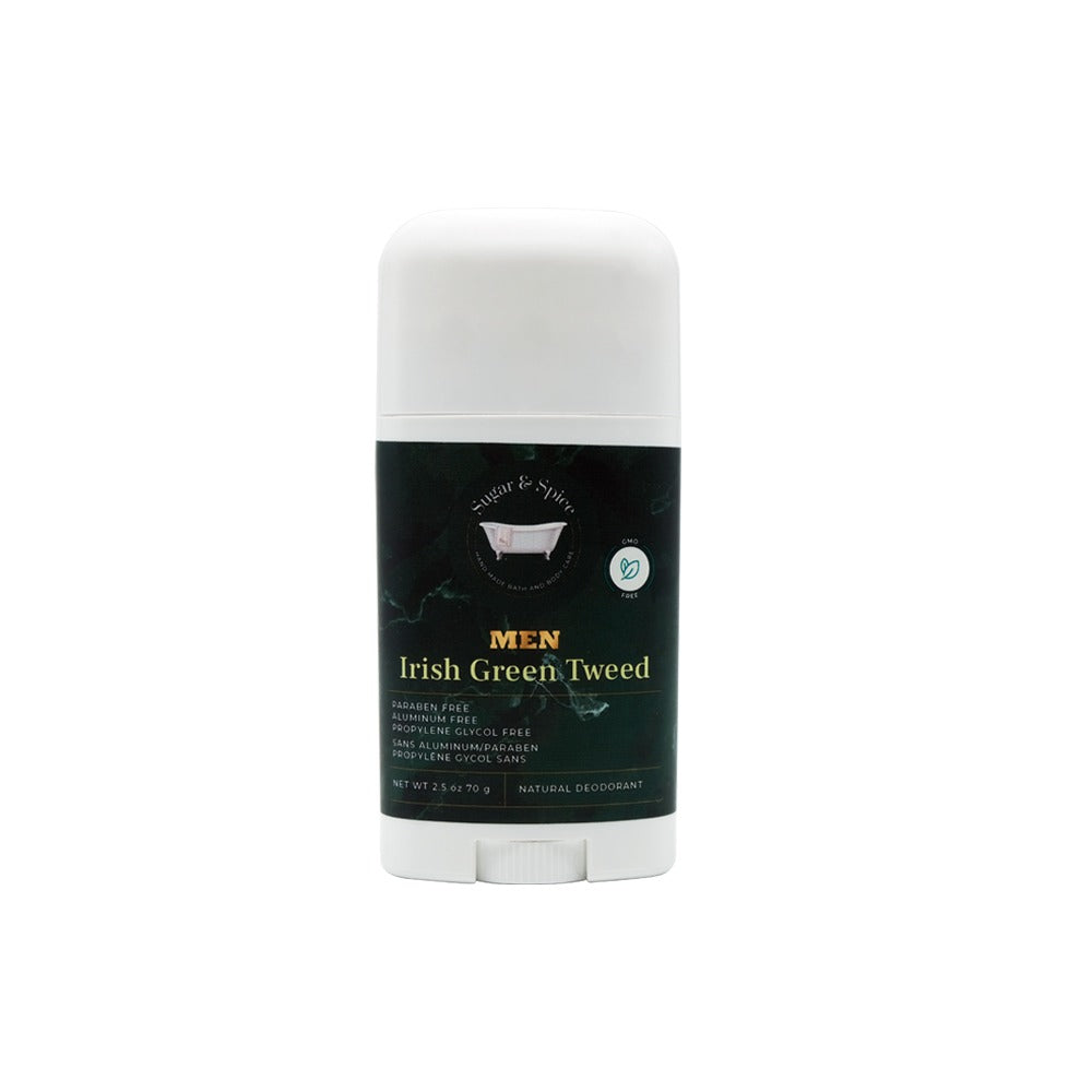 Irish Green Tweed Natural Deodorant