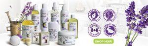 Sugar and Spice Bath and Body Care Lavender Natural Products made in Canada Maple Ridge BC Banner