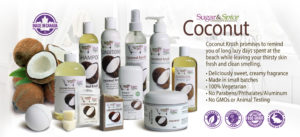Sugar and Spice Bath and Body Care Coconut Natural Products made in Canada Maple Ridge BC