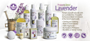 Sugar and Spice Bath and Body Care Lavender Natural Products made in Canada Maple Ridge BC