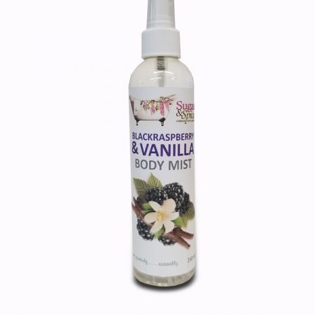 Black Raspberry Vanilla Natural Body Mist Sugar and Spice Bath and Body Maple Ridge BC