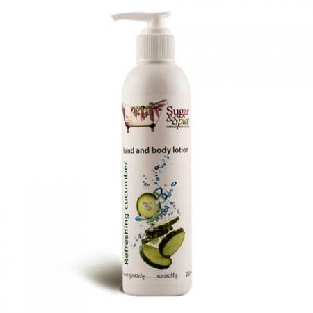 Refreshing Cucumber Natural Hand and Body Lotion Sugar and Spice Bath and Body Maple Ridge BC
