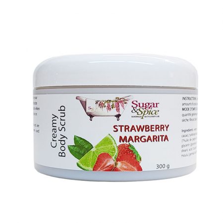 Strawberry Margarita Natural Body Scrub Sugar and Spice Bath and Body Maple Ridge BC