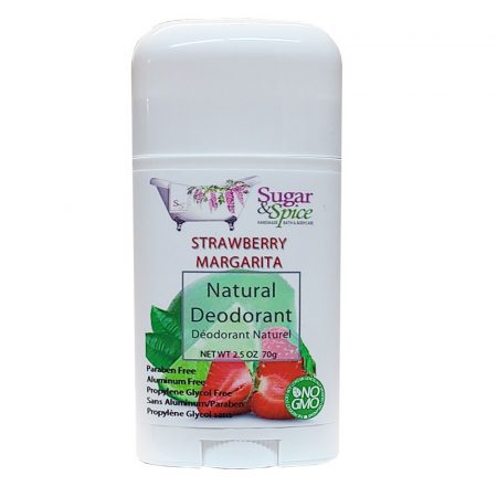 Strawberry Margarita Natural Deodorant Sugar and Spice Bath and Body Maple Ridge BC